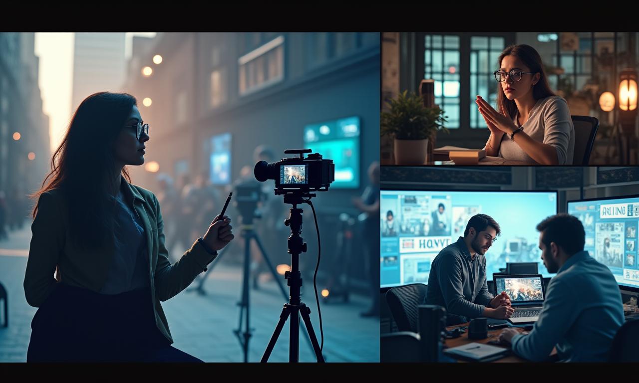 Montaj video din culisele producției media Freamăt Acustic Media
